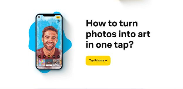 Website screenshot for Prisma