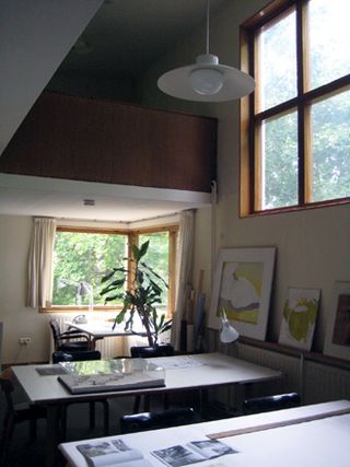 Aalto's studio in his own home