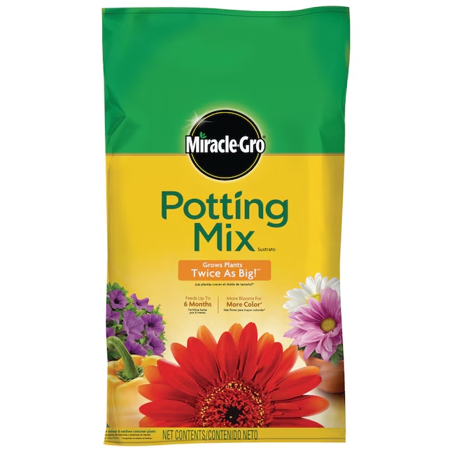 Miracle-Gro potting mix