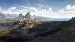 The setting for The Elder Scrolls 6. Mountains, grasslands and an ocean in the distance