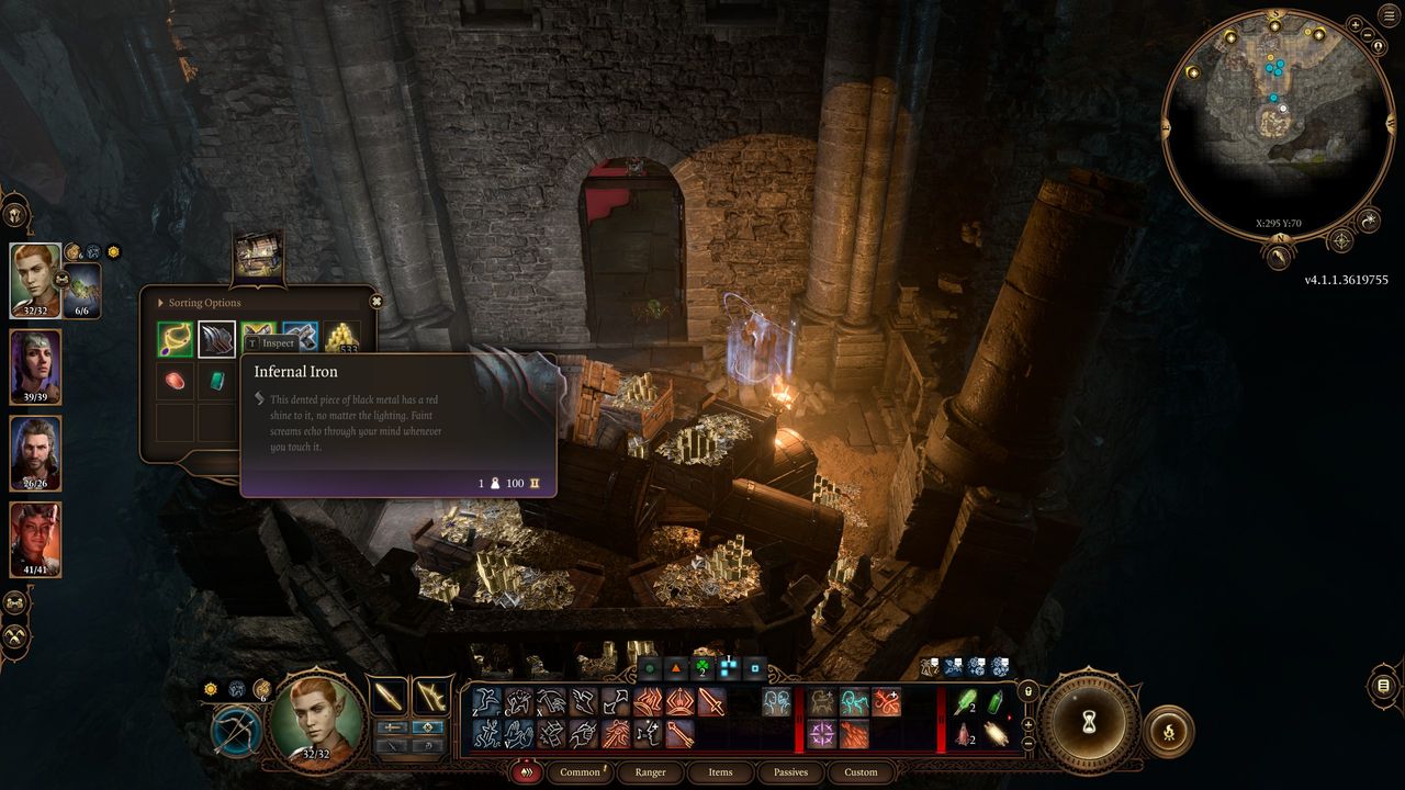 Baldur's Gate 3 Infernal Iron - Shattered Sanctum