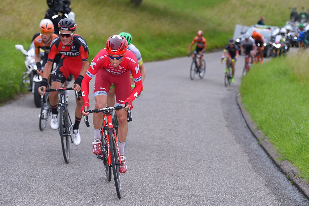 Sven Erik Bystrom (Katusha) attacks the break