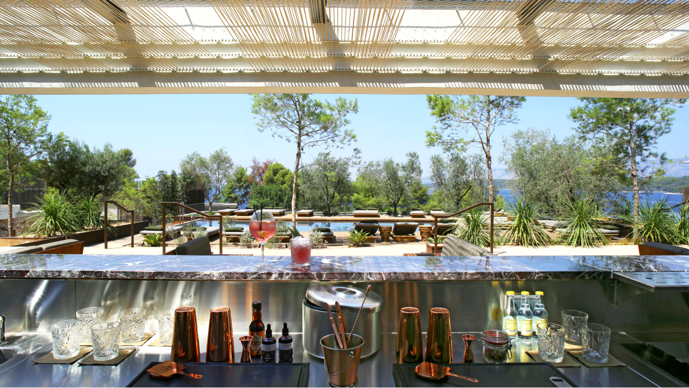 The all-day bar prepares cocktails, juices and speciality teas and coffees
