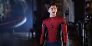 Tom Holland as Spider-Man in Far From Home