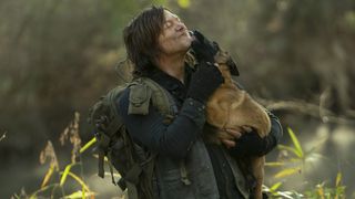 Norman Reedus with Dog