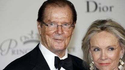 Roger Moore and Kristina Tholstrup 