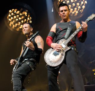 Paul and Richard, the ‘rock stars’ of Rammstein, onstage in 2012