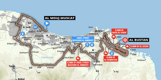 The route of the 2023 Muscat Classic