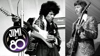 Jimi Hendrix and Eric Clapton