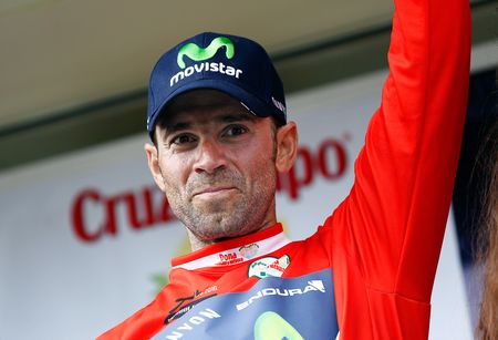 Alejandro Valverde on the final Ruta podium.
