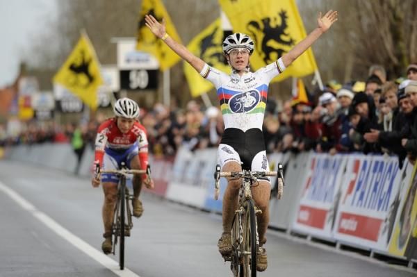 World Cyclo-cross Champion Marianne Vos wins in Koksijde