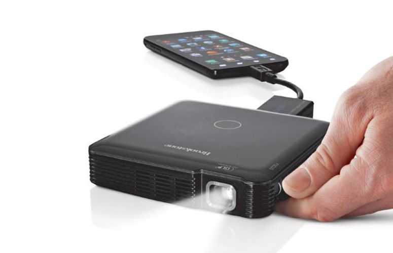 Brookstone HDMI Pocket Projector Review Pocket Projector Review