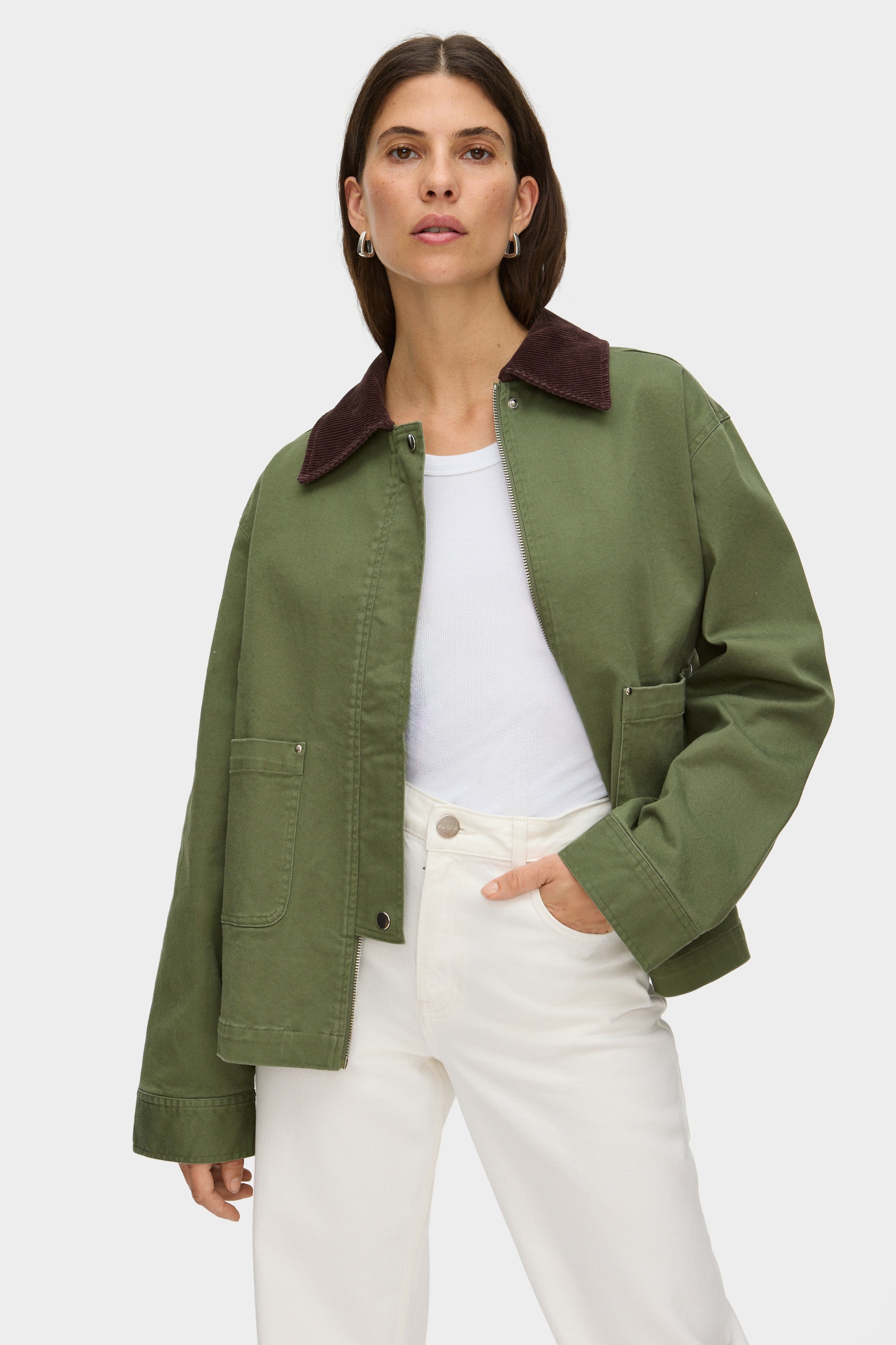 Madi Corduroy Collar Jacket