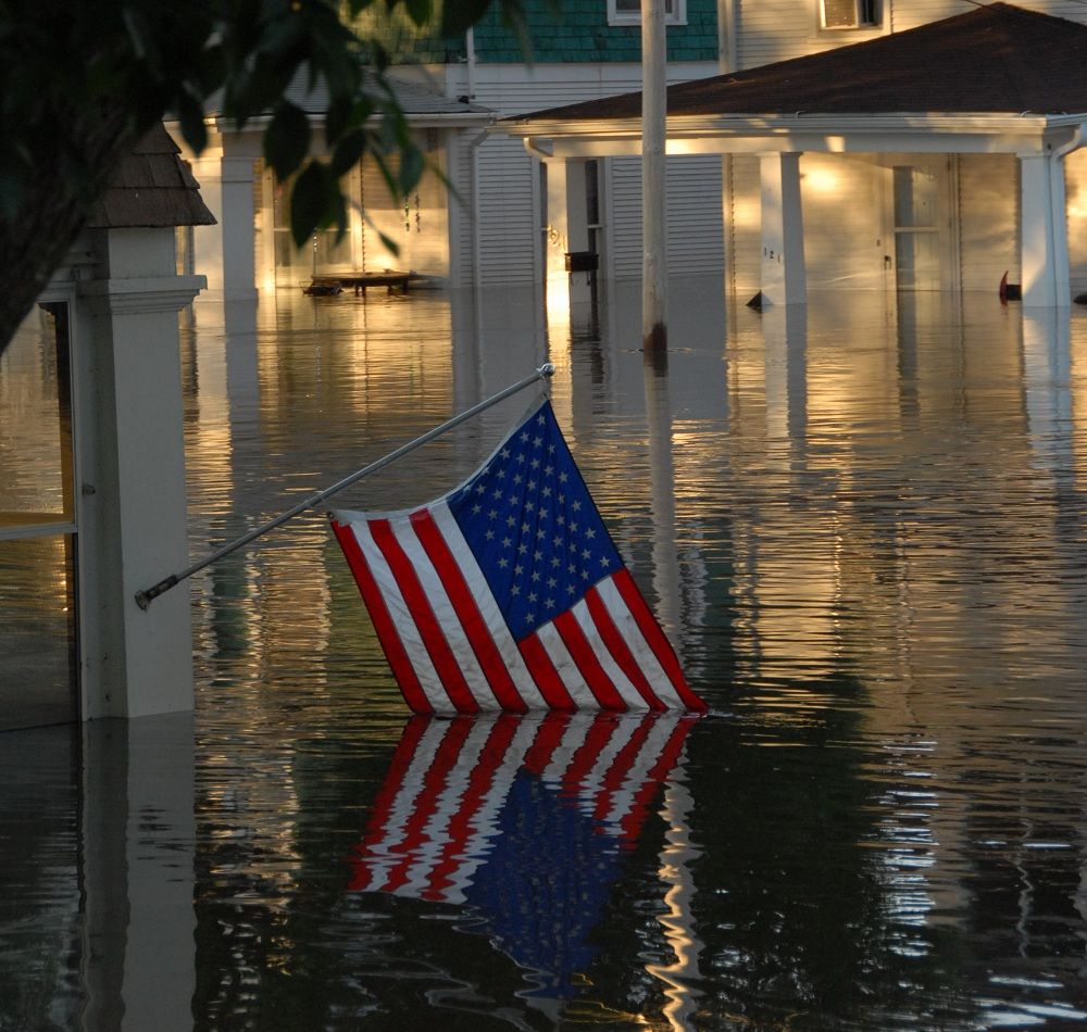 Flood American Flag