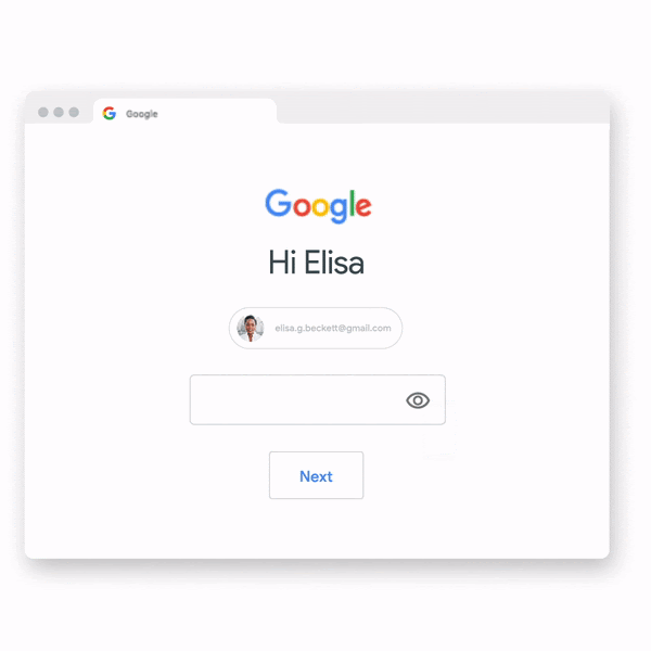 A demonstration of Google's push-notification form of two-factor authentication.