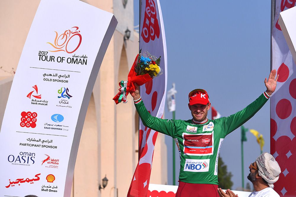 Alexander Kristoff (Katusha-Alpecin) also took the green jersey