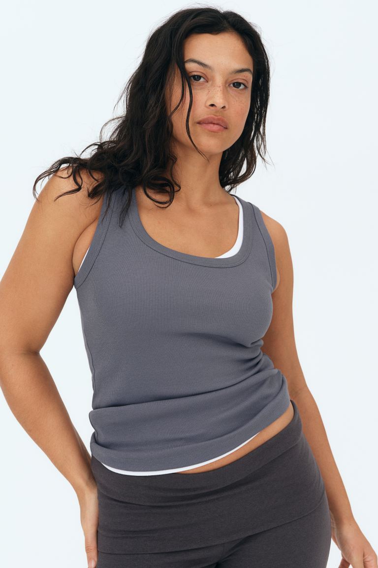 Ribbed Vest Top