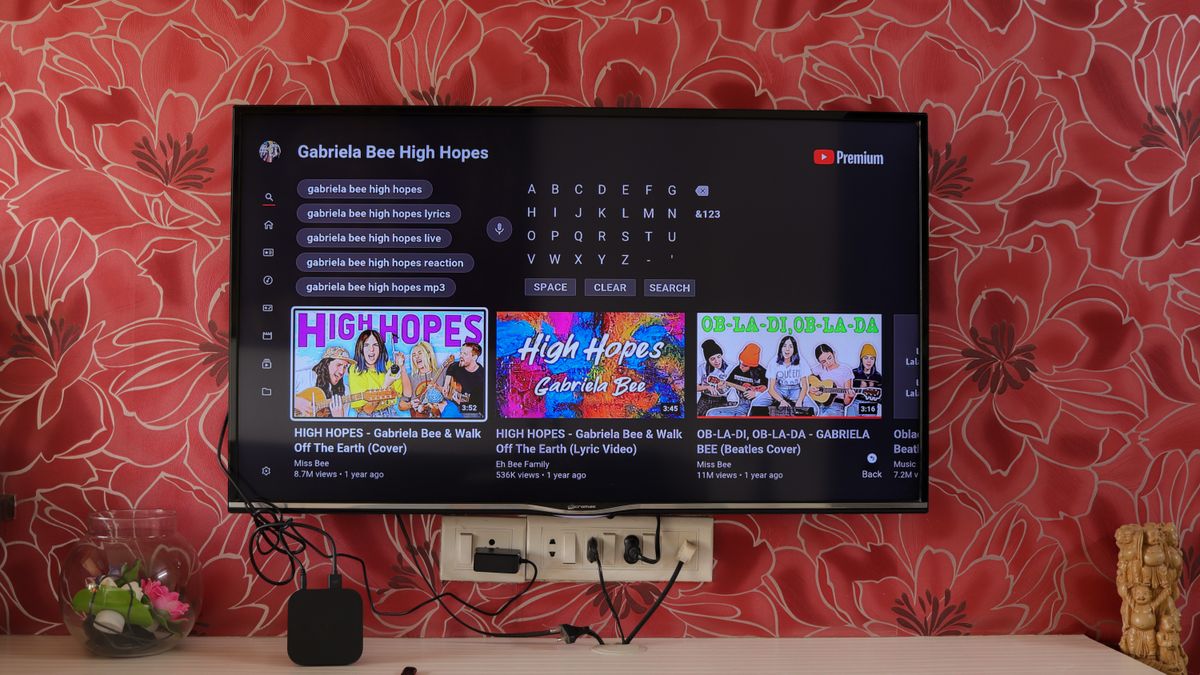 YouTube search