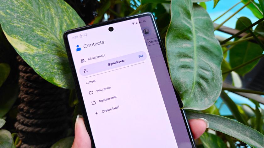 Google Contacts on a Pixel 6