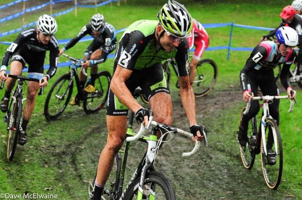 Ryan Trebon (Cannondale) seemed to struggle with the slippery conditions today