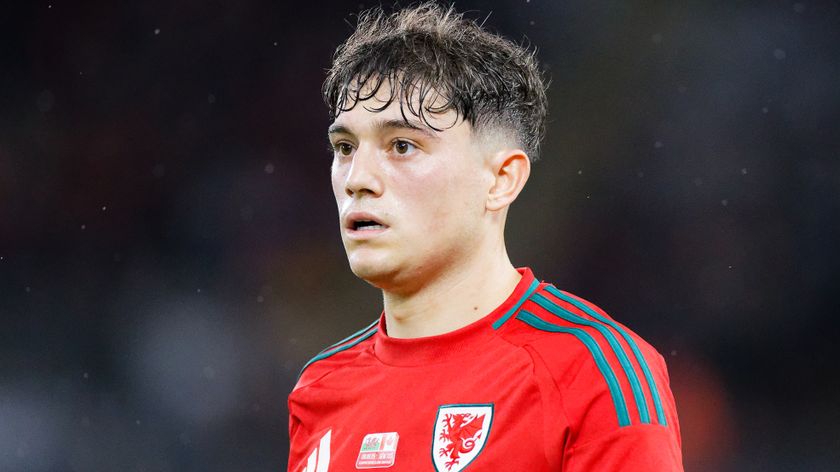 Daniel James in action for Wales vs Canada in an international friendly in September 2025. 