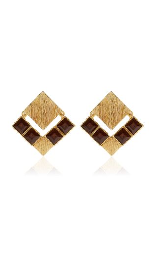 Tartan Scramble Clip-On Earrings