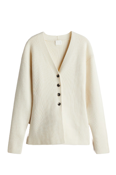 H&M, Cardigan With Defined Waist