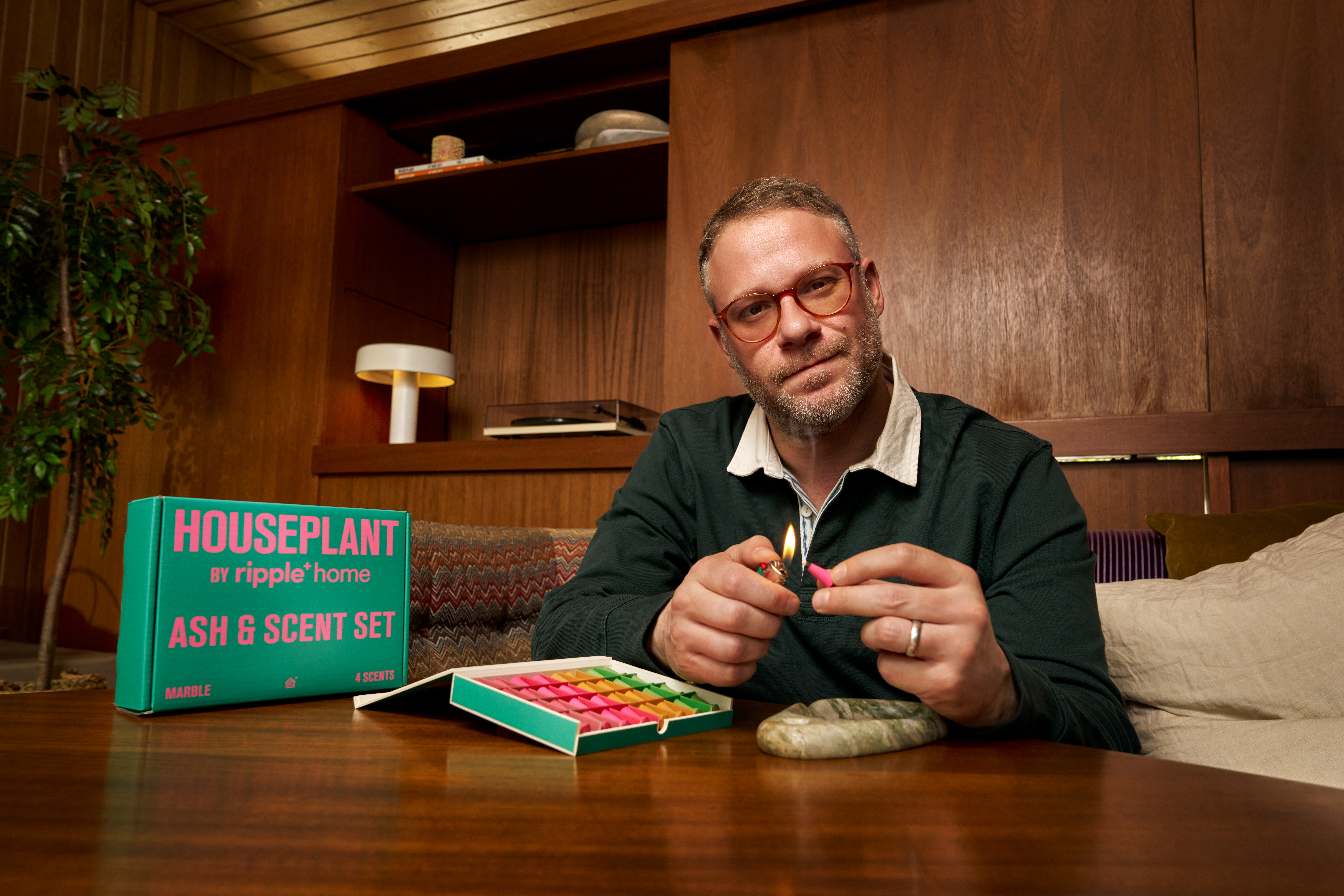 New incense by Seth Rogen&#039;s Houseplant collaboration with ripple plus