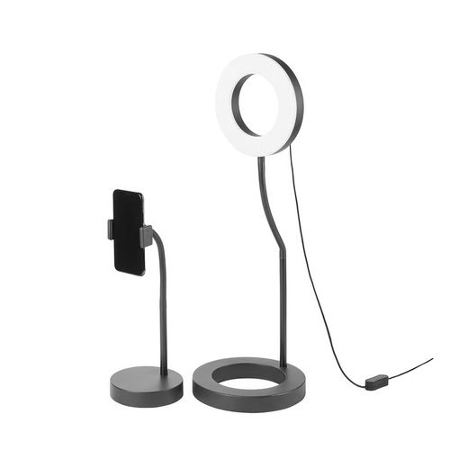 L&aring;nespelare ring light with phone holder