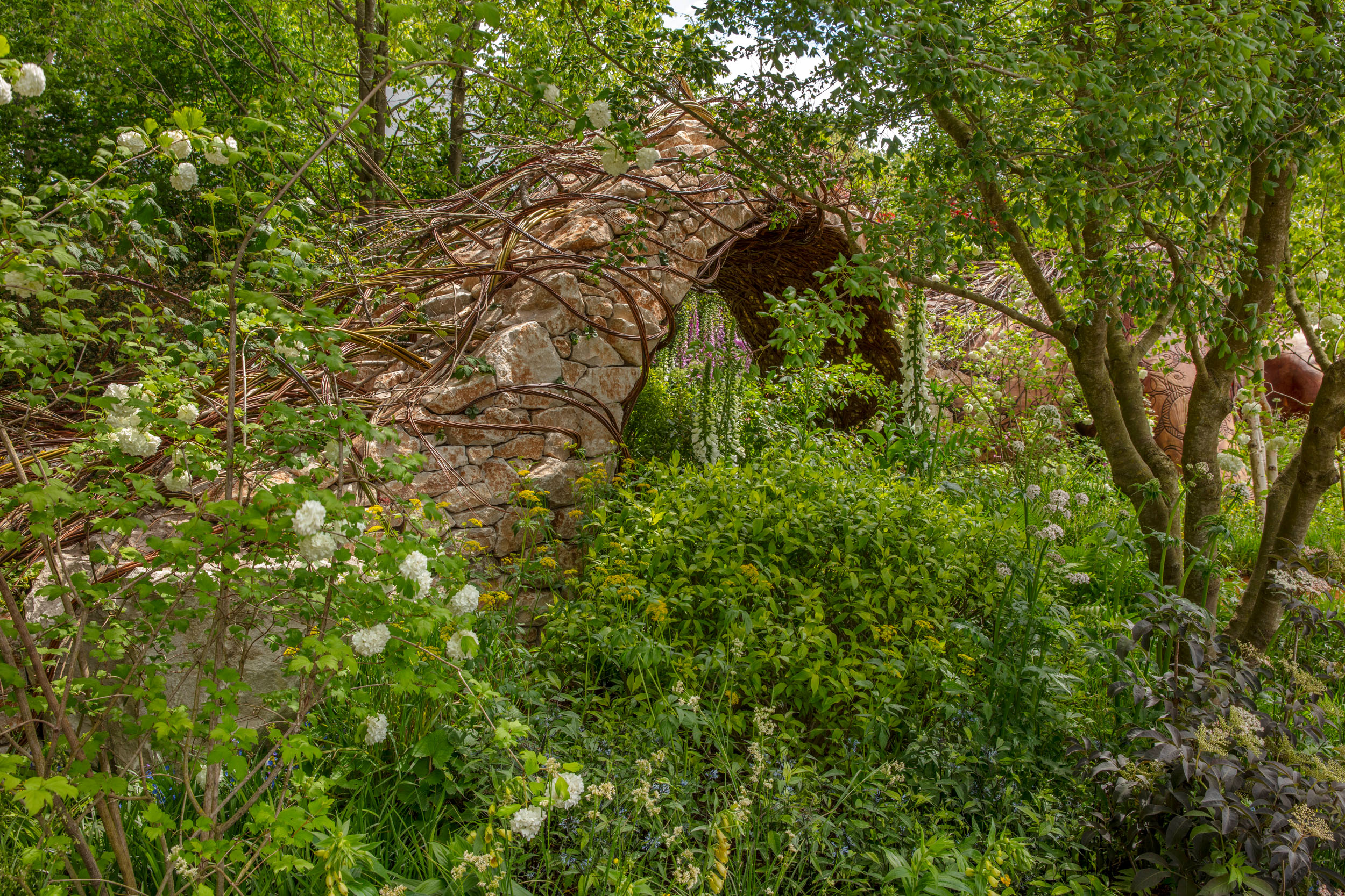 Sarah Eberele CPRE garden at the RHS Chelsea Flower Show 2026.
