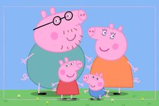 Peppa Pig and her family