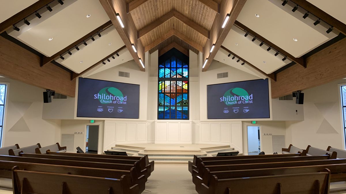 Texas Church Upgrades with Video Wall Technology and New Sound from Electro Acoustics