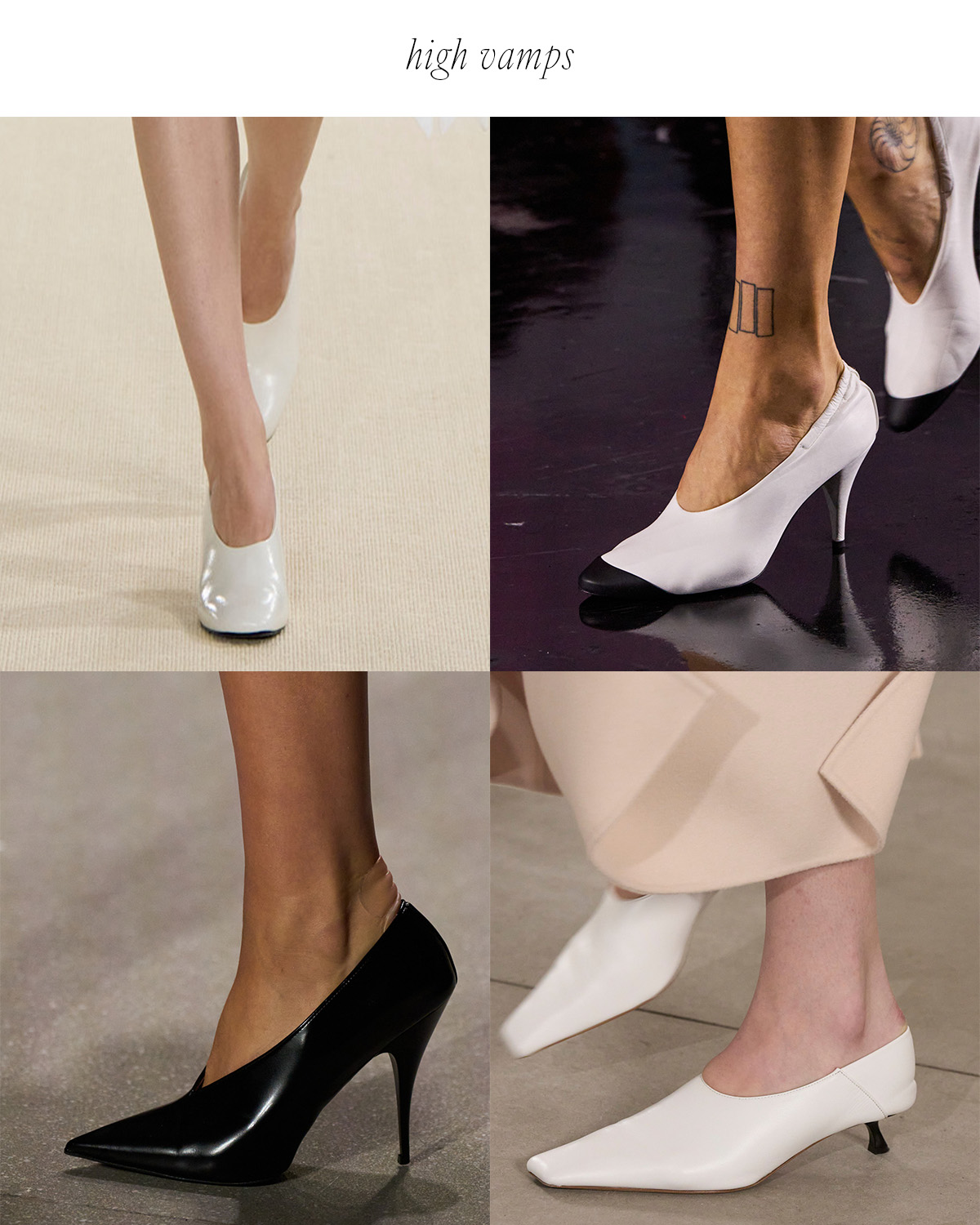 2026 shoe trends from the spring/summer 2026 runways