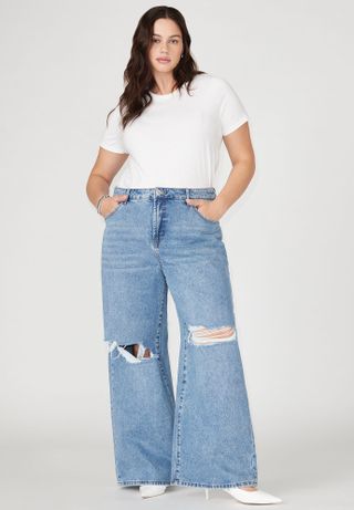 The Yvette Rigid Wide Jean