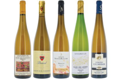 Alsace Grand Cru Riesling wines