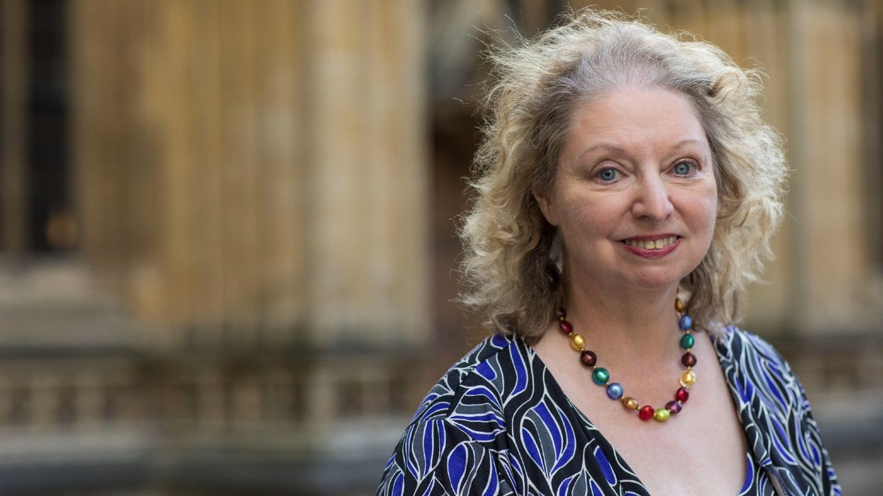 Hilary Mantel at the FT Weekend Oxford Literary Festival in 2017