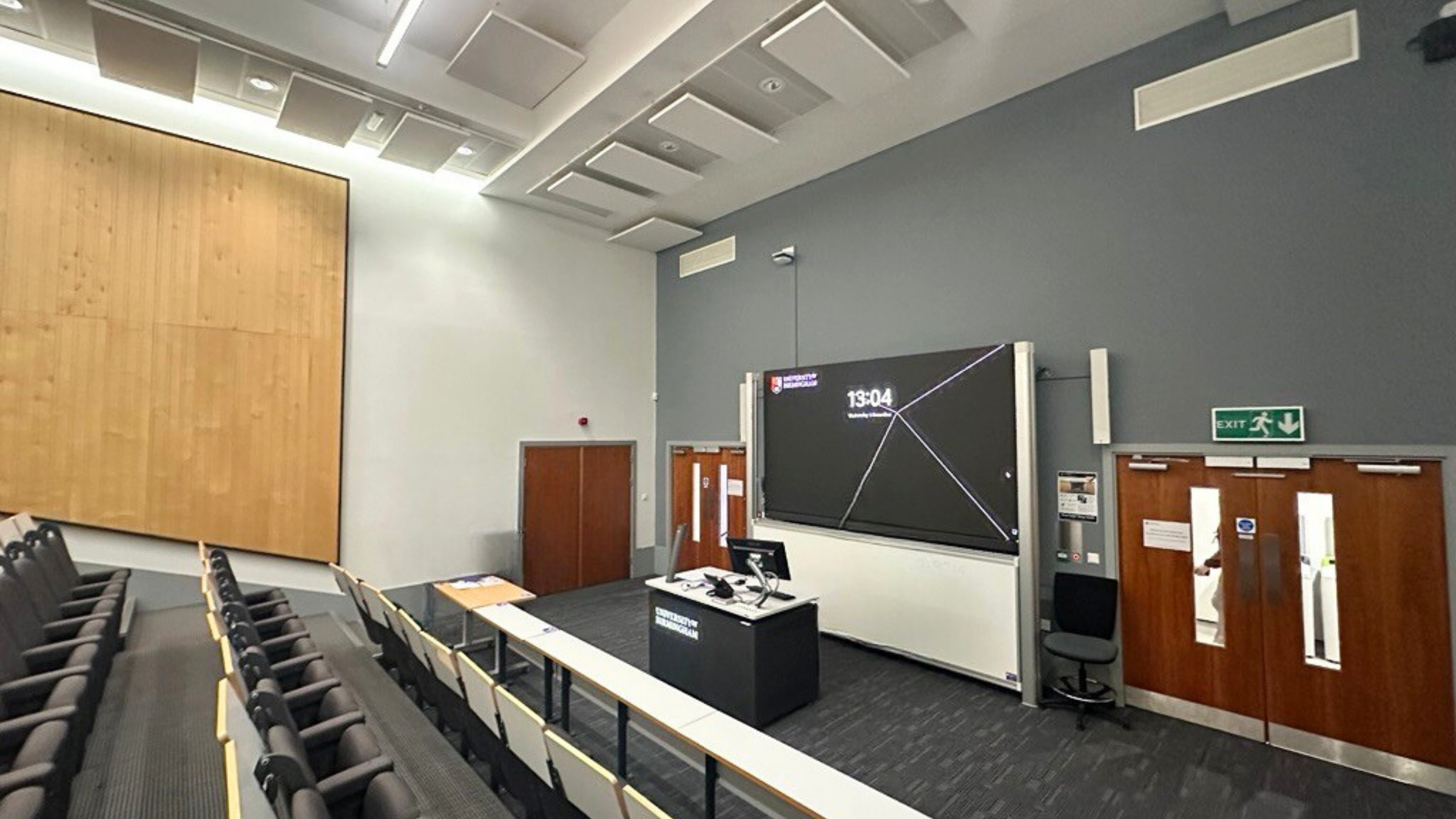 University of Birmingham enhanced classrooms via technology.