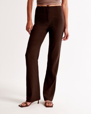 High Rise Slim Boot Trouser