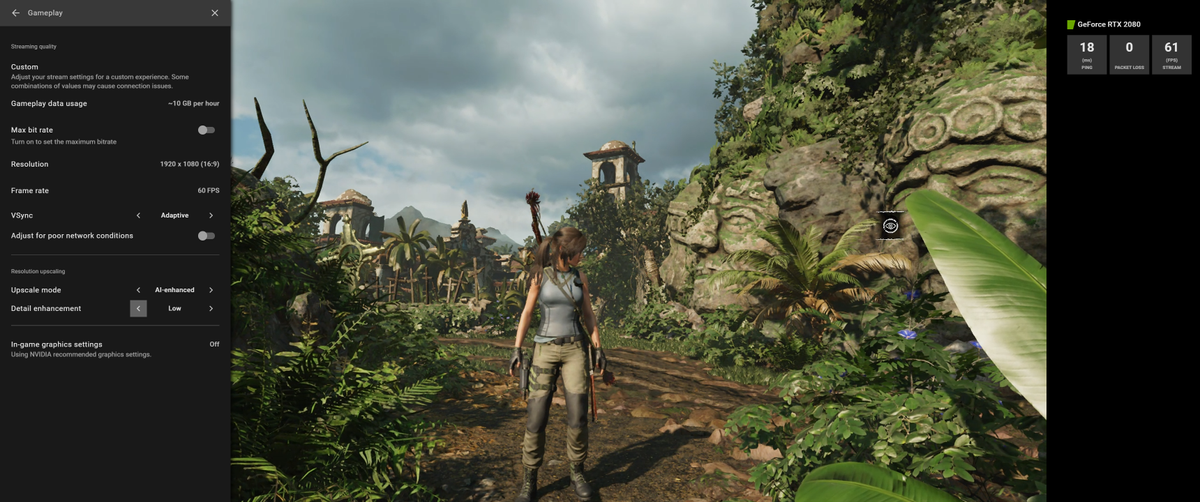 GeForce Now Image Scaler Testing -- Shadow of The Tomb Raider