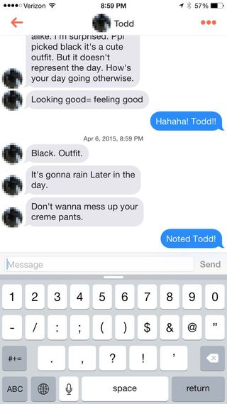 Text responses - Todd