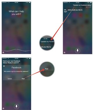 How to update your Facebook status with Siri