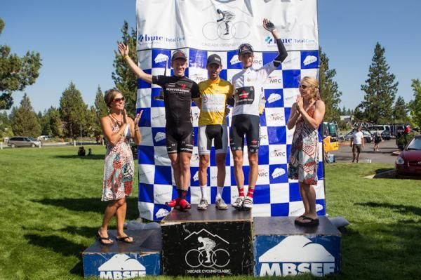 Today's overall GC podium.