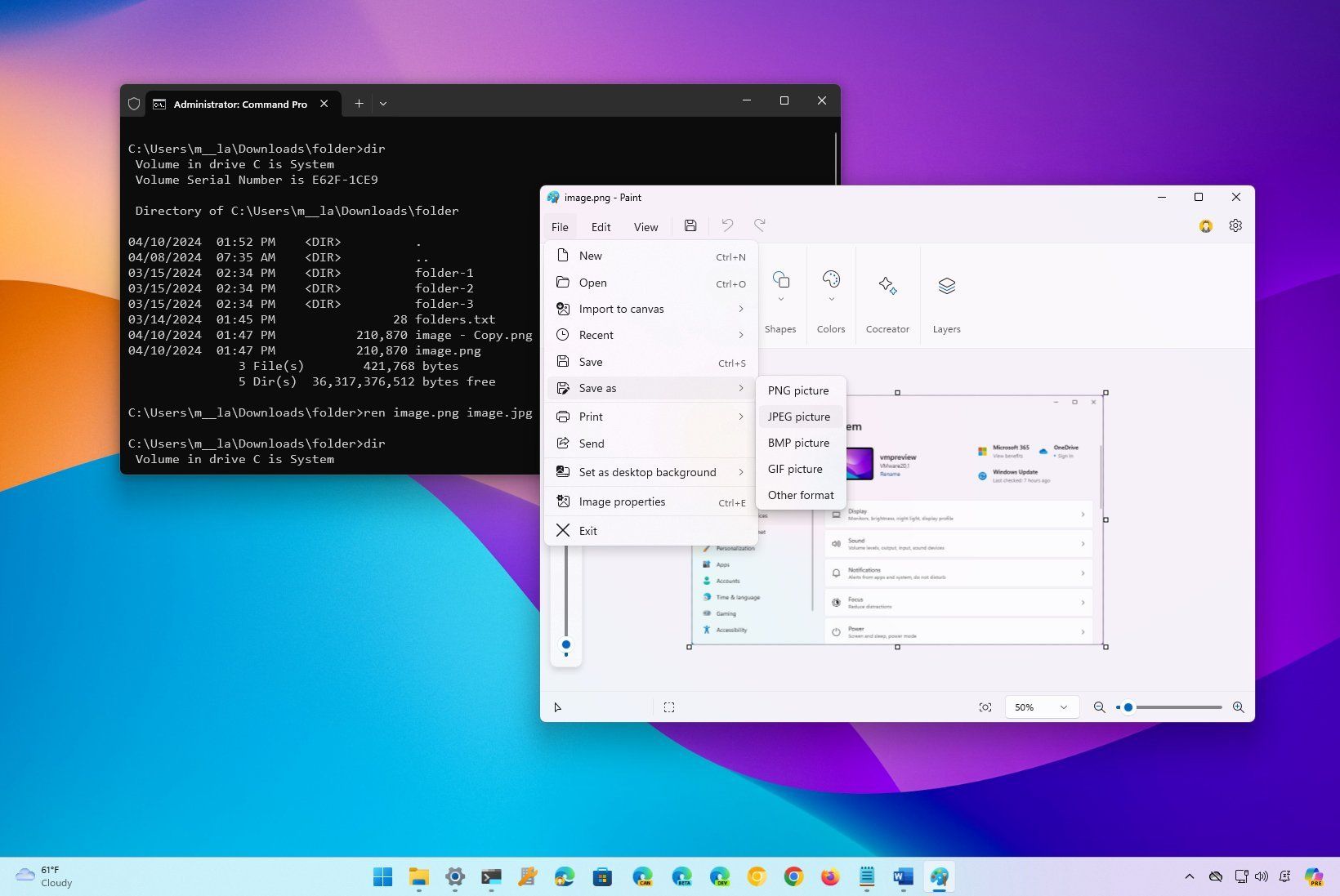How to change file formats on Windows 11 | Windows Central
