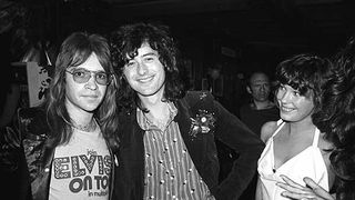 Rodney Bingenheimer and Jimmy Page