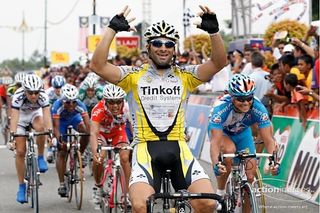 Alberto Loddo (Tinkoff Credit Systems) is back to winning in Malaysia.