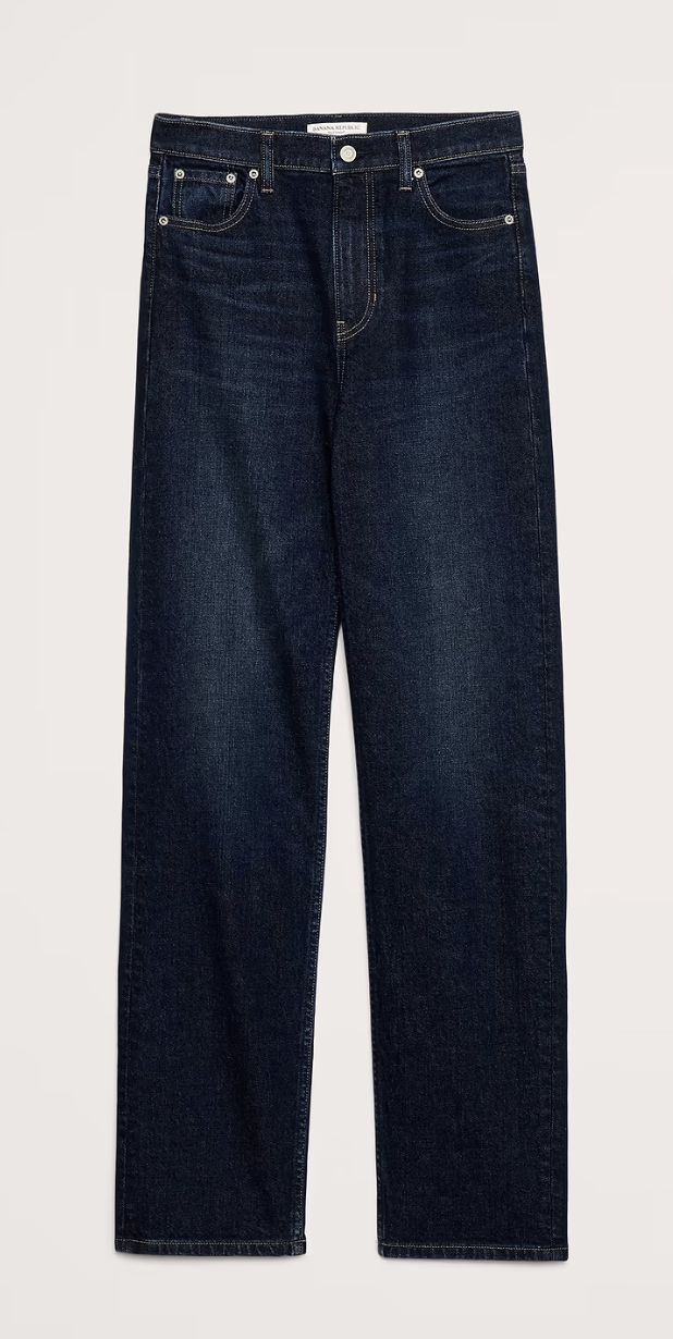 Banana Republic, High-Rise 90s Straight Jean