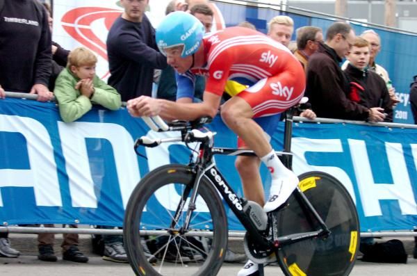 David Millar (Great Britain) during his ride