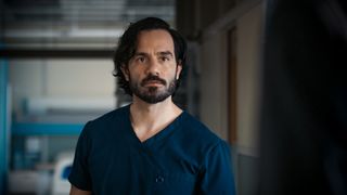 Ramin Karimloo plays Kian Madani in Holby City