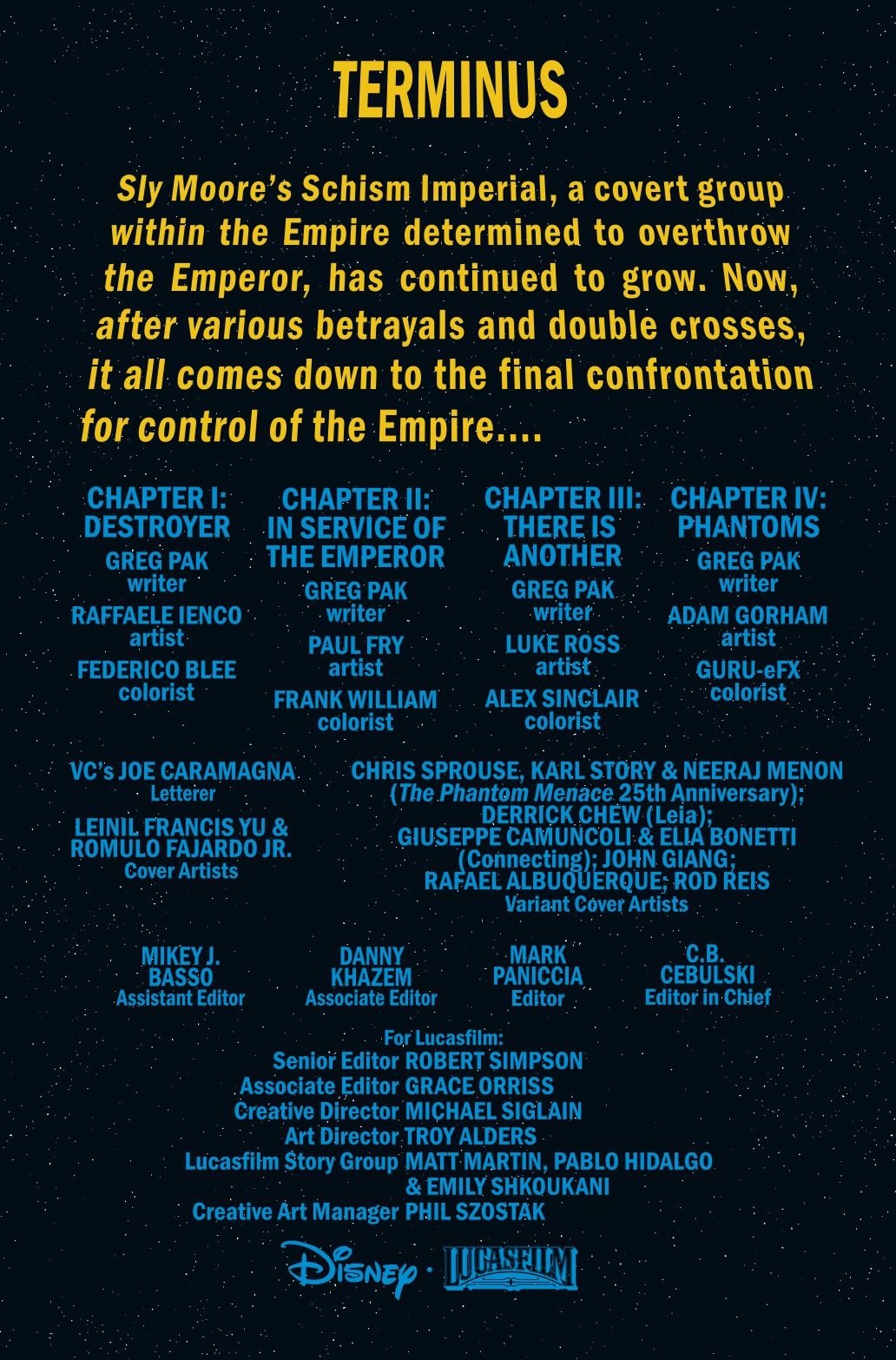 Pages from Star Wars: Darth Vader #50.