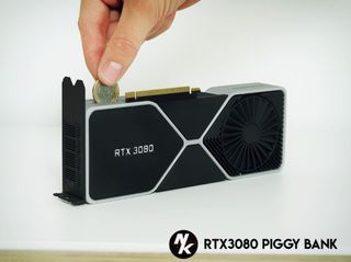 RTX 3080 3D Printed piggy bank